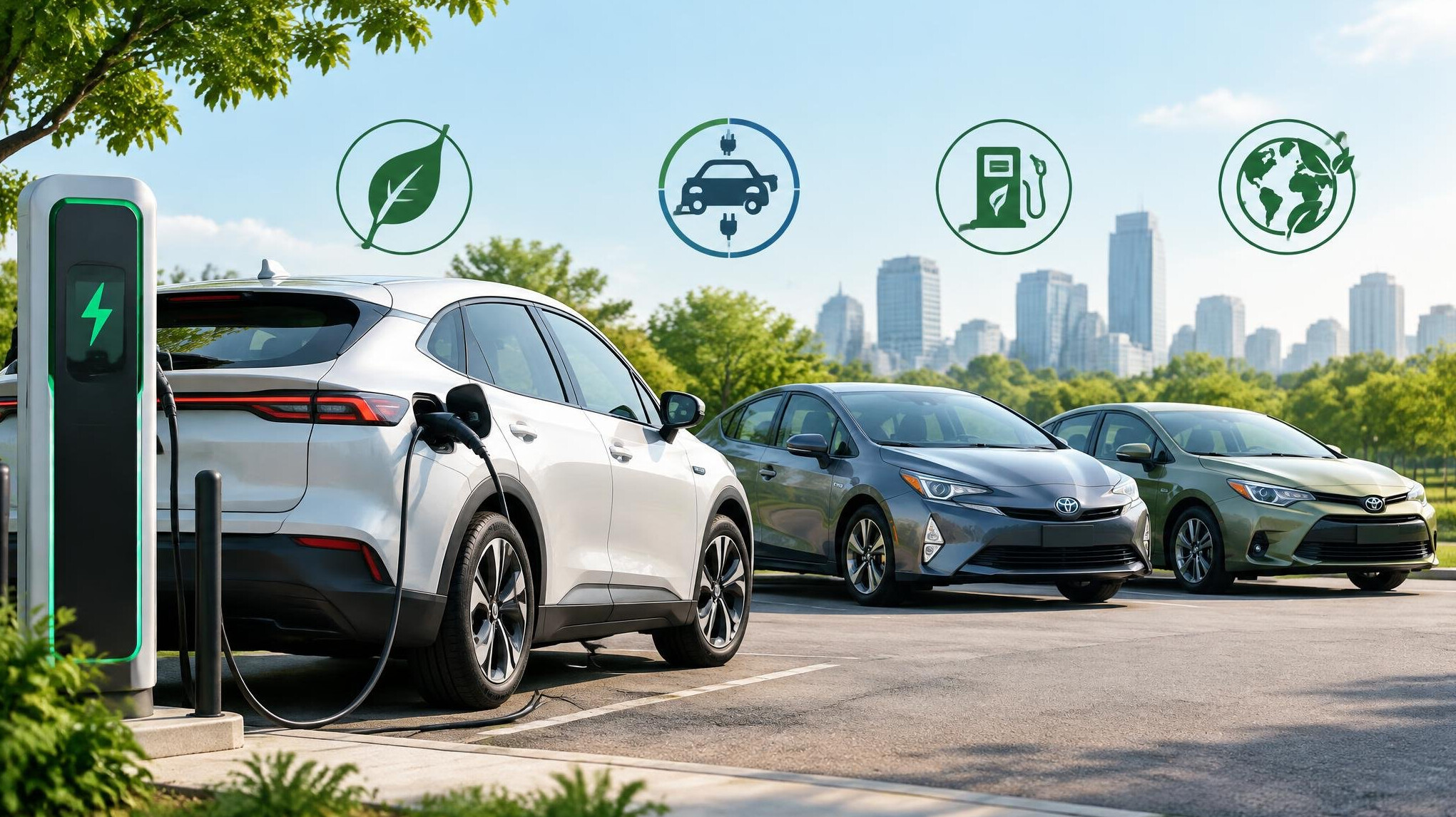 electric car charging station